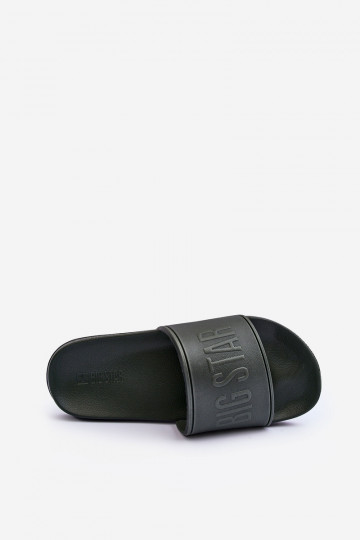 Lichte schuimslippers Heren Big Star MM174324 chaki 2