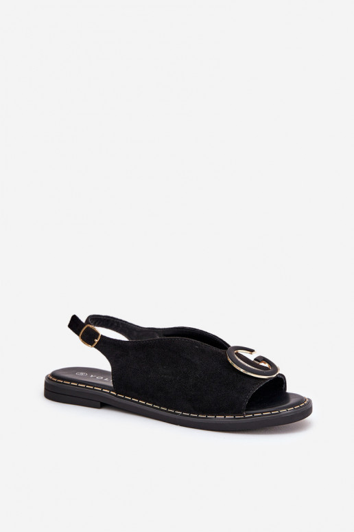 Platte sandalen met ornamenten zInart Haliones Platte sandalen met ornamenten zInart Haliones