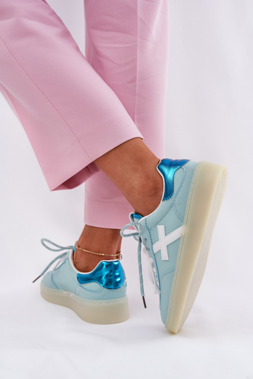 Laag sportschoenen Dames met luipaardbontpatronen mint kleuren Zelevelis Laag sportschoenen Dames met luipaardbontpatronen mint kleuren Zelevelis