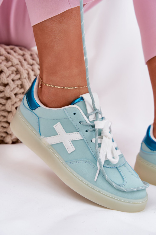 Laag sportschoenen Dames met luipaardbontpatronen mint kleuren Zelevelis Laag sportschoenen Dames met luipaardbontpatronen mint kleuren Zelevelis