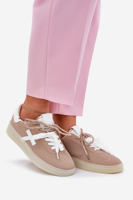 Laag sportschoenen Dames beige Zelevelis Laag sportschoenen Dames beige Zelevelis