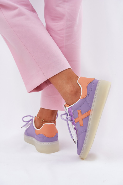 Laag sportschoenen Dames Paars Zelevelis