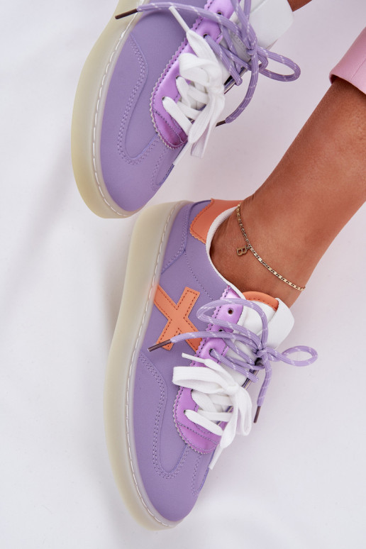 Laag sportschoenen Dames Paars Zelevelis