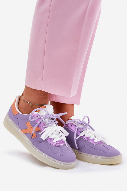 Laag sportschoenen Dames Paars Zelevelis