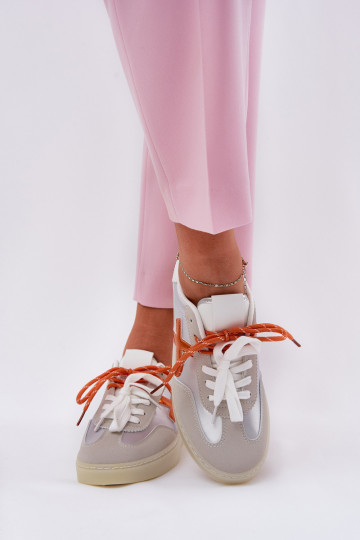 Lage sportieve schoenen dames in witte kleur Zelevelis 2