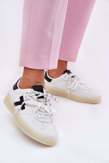 Zwarte lage sneakers voor dames Zelevelis 2