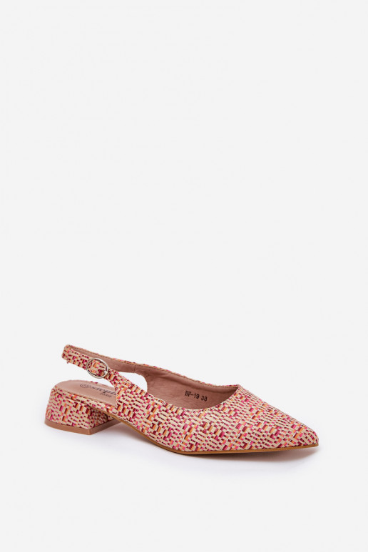 Sandalen met patroon Dames Op Delicaatm Obcasie Verschillende kleuren Jorela