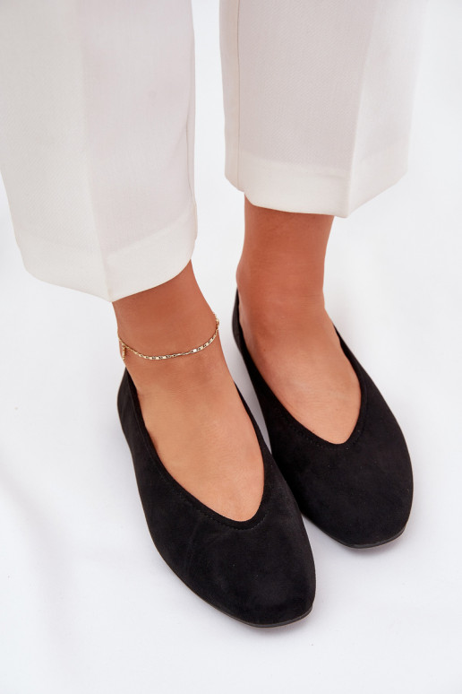 Het klassieke model Ballerinas Z van eco-suèdeu zInart Osallin Het klassieke model Ballerinas Z van eco-suèdeu zInart Osallin