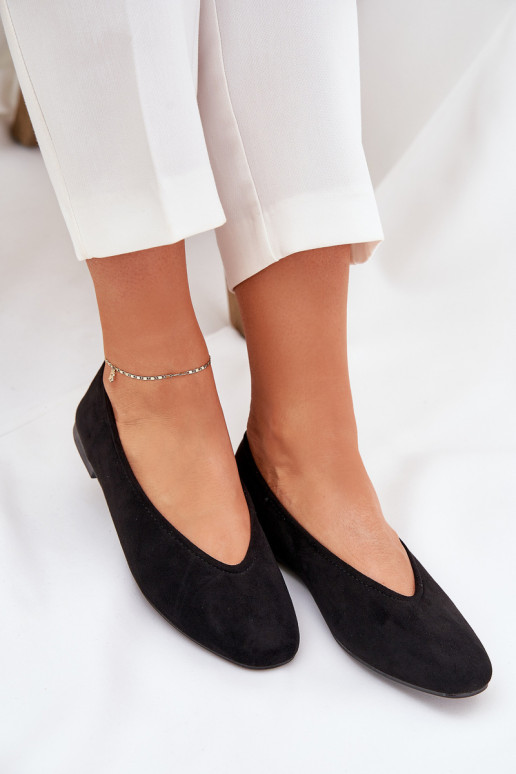Het klassieke model Ballerinas Z van eco-suèdeu zInart Osallin Het klassieke model Ballerinas Z van eco-suèdeu zInart Osallin