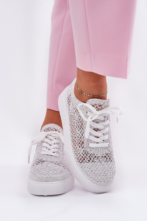 met elementen van opengeInerkt Sneakers Dames met platform Initte kleur Aranelith