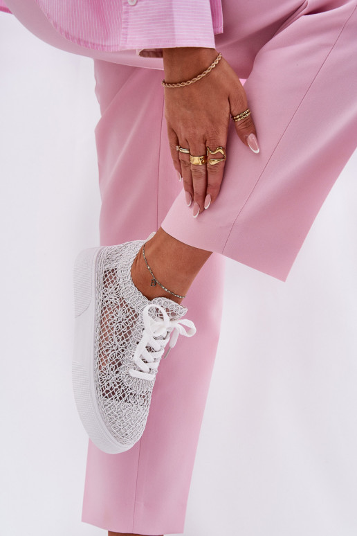 met elementen van opengeInerkt Sneakers Dames met platform Initte kleur Aranelith