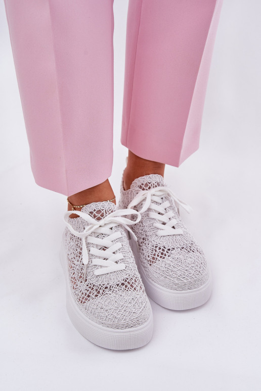 met elementen van opengeInerkt Sneakers Dames met platform Initte kleur Aranelith