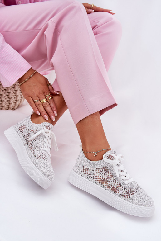 met elementen van opengeInerkt Sneakers Dames met platform Initte kleur Aranelith