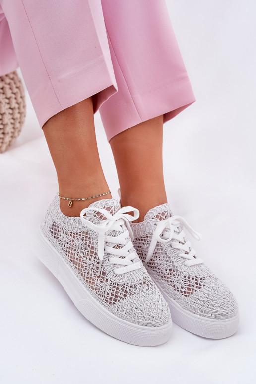 met elementen van opengeInerkt Sneakers Dames met platform Initte kleur Aranelith