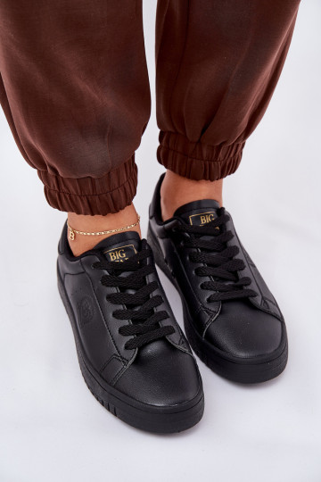 Lage casual schoenen van eco-leer Big Star NN274576 in zwart