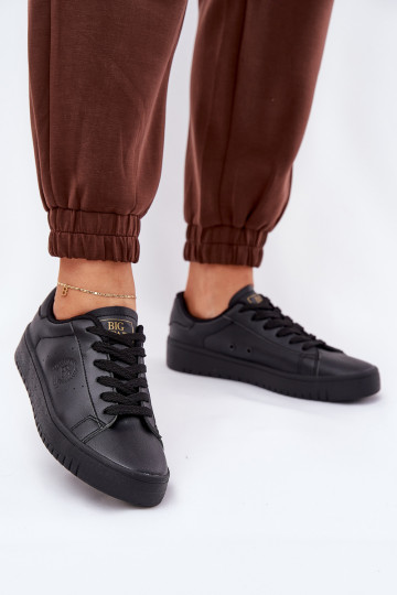 Lage casual schoenen van eco-leer Big Star NN274576 in zwart 2