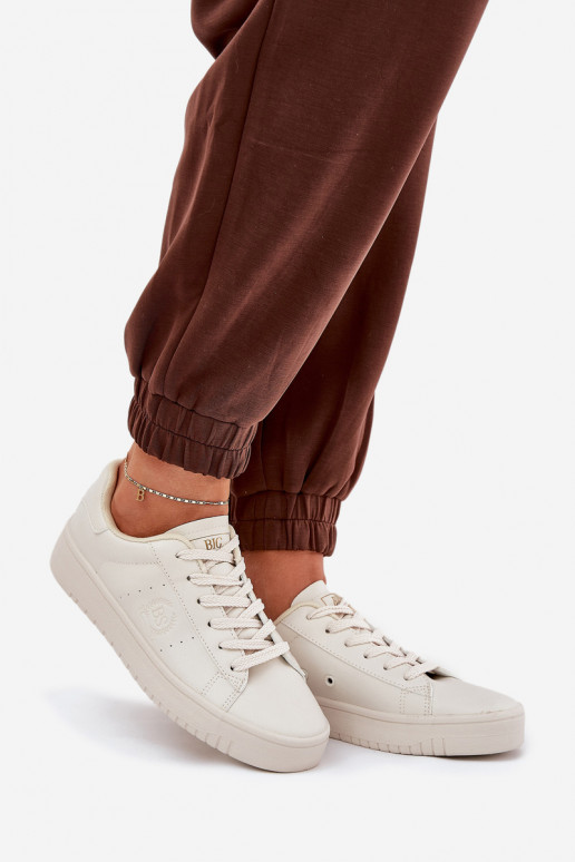 Laag Vrijetijdsschoenen van ecoleer Big Star NN274578 beige Laag Vrijetijdsschoenen van ecoleer Big Star NN274578 beige