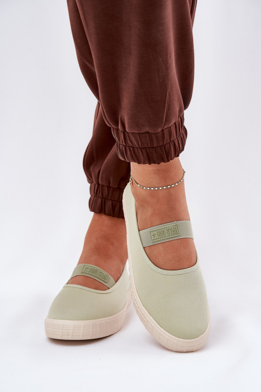 Damesschoenen Big Star NN274604 licht groen Damesschoenen Big Star NN274604 licht groen