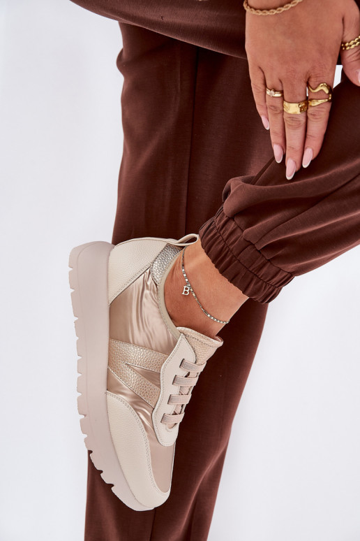 sportschoenen Dames met platform Vinceza 58510 gouden kleur sportschoenen Dames met platform Vinceza 58510 gouden kleur