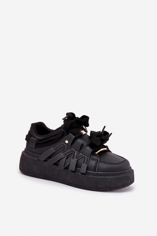 Eko Leer Sneakers model schoenen met platform zInart Penolle