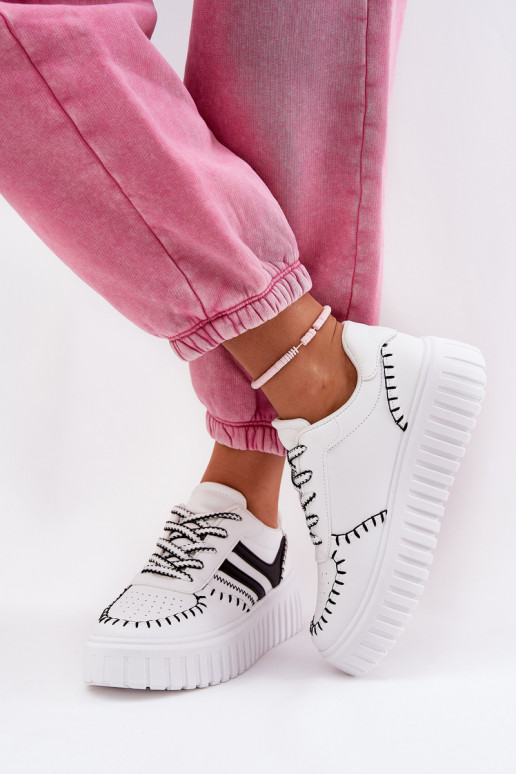 Sneakers model schoenen Dames met platform INit-zInart Ofenale