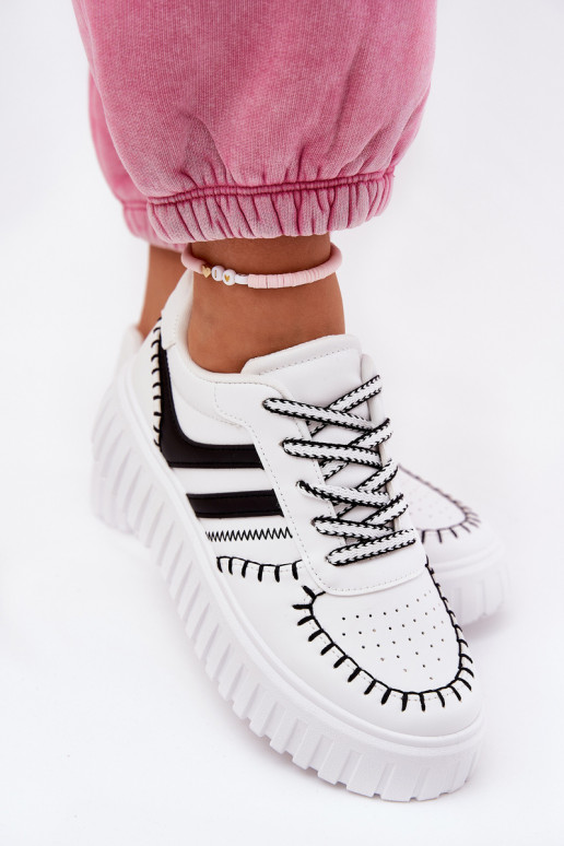 Sneakers model schoenen Dames met platform INit-zInart Ofenale