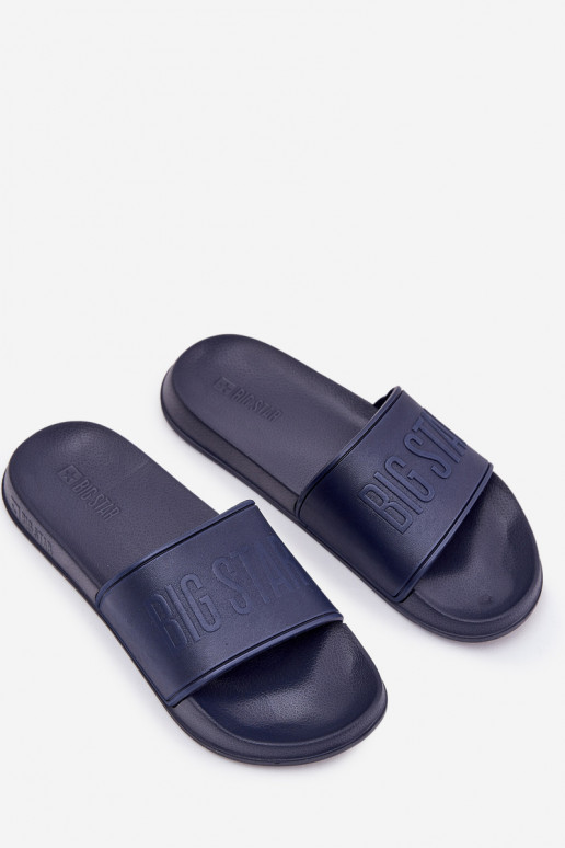 LichtgeInicht teenslippers van schuim Het heeftnnen Big Star MM174323 donkerblauIn