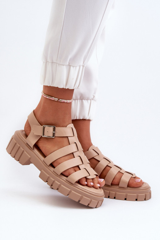 sandalen Dames beige Rosarose