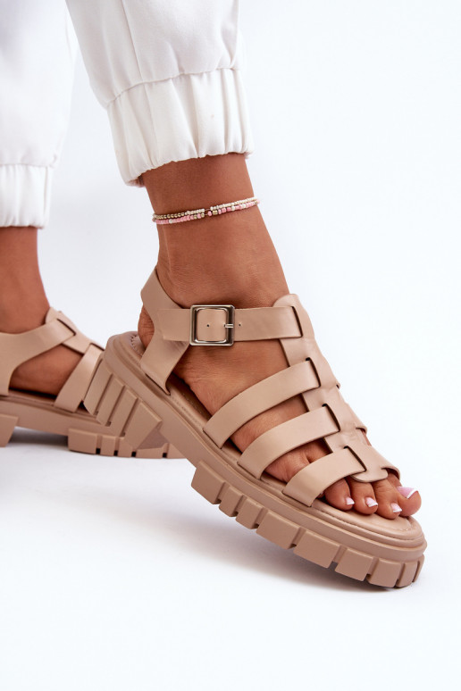sandalen Dames beige Rosarose