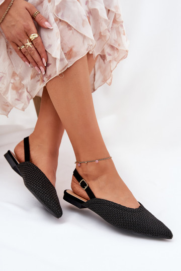 Ballerinas Met Vlecht I Szpiczastymi Noskami zInart Hefion