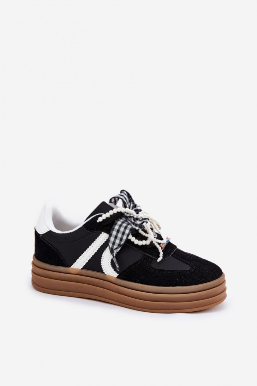 Sneakers model schoenen Dames met platform met mooie details zInart Vinness Sneakers model schoenen Dames met platform met mooie details zInart Vinness