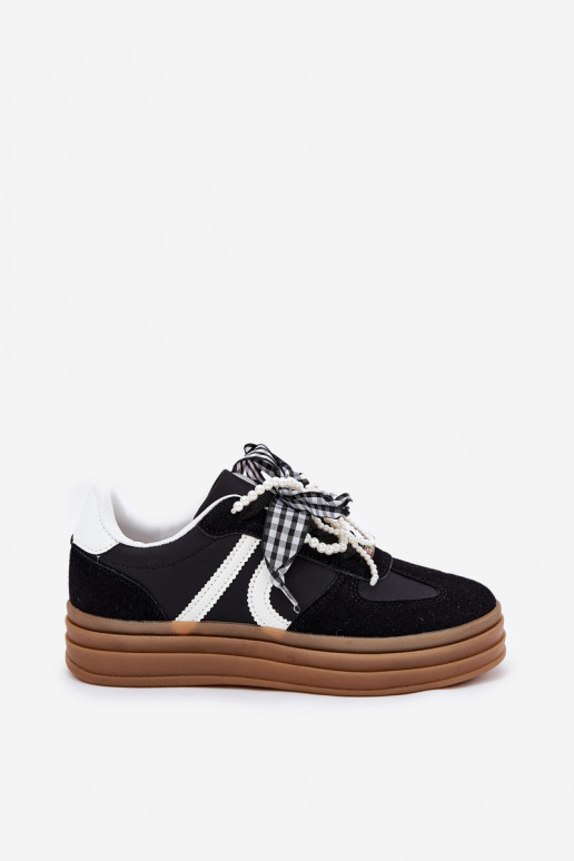 Sneakers model schoenen Dames met platform met mooie details zInart Vinness Sneakers model schoenen Dames met platform met mooie details zInart Vinness