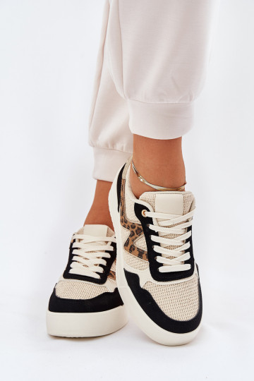 sportschoenen Dames met platform met luipaardbontpatronen zInart Lorori