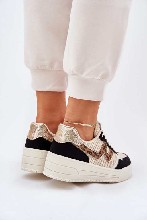 sportschoenen Dames met platform met luipaardbontpatronen zInart Lorori