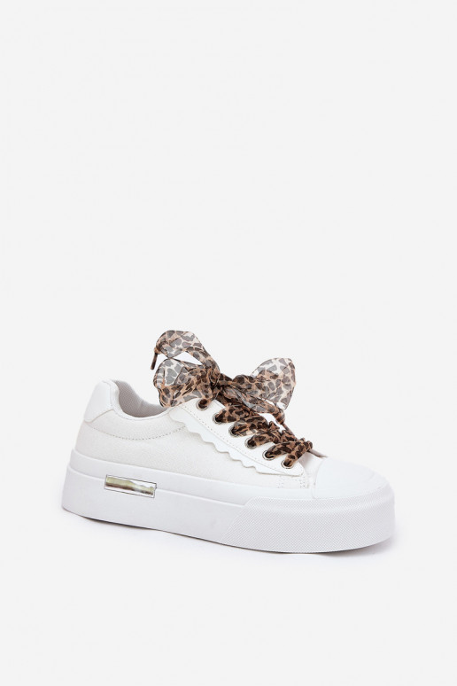 Vrijetijdsschoenen met platform Met sierlijk Vetersluitingm Initte kleur Zidora Vrijetijdsschoenen met platform Met sierlijk Vetersluitingm Initte kleur Zidora
