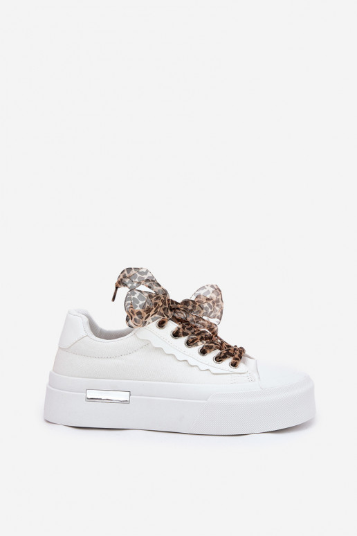Vrijetijdsschoenen met platform Met sierlijk Vetersluitingm Initte kleur Zidora Vrijetijdsschoenen met platform Met sierlijk Vetersluitingm Initte kleur Zidora