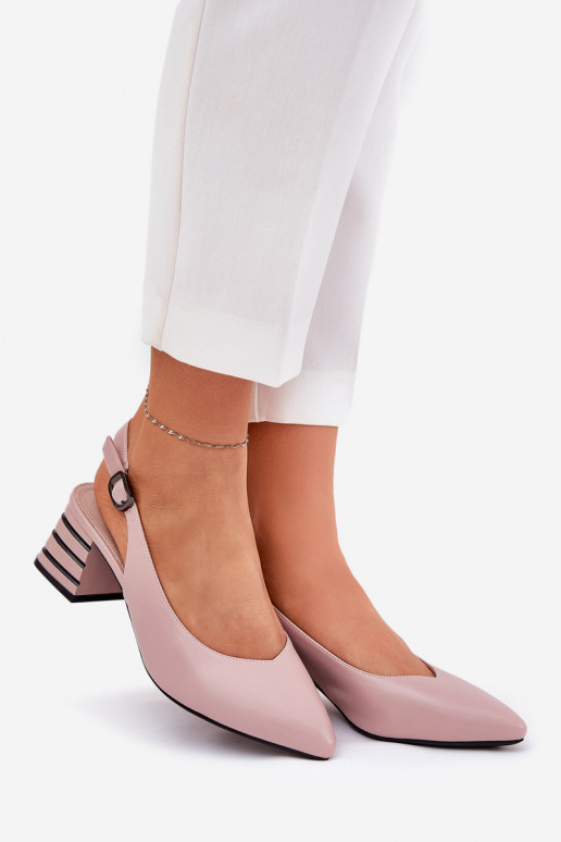 Dames sandalen met hakken Ze Szpiczastymi Noskami Vinceza 62217 roze Dames sandalen met hakken Ze Szpiczastymi Noskami Vinceza 62217 roze