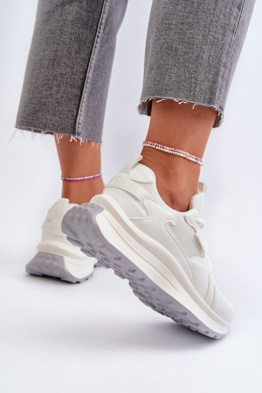 Sneakers model schoenen Dames HI-POLY SYSTEM Big Star NN274A107 Initte kleur Sneakers model schoenen Dames HI-POLY SYSTEM Big Star NN274A107 Initte kleur