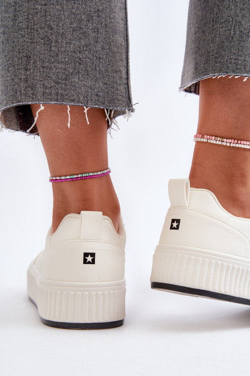 Sneakers model schoenen Dames met platform Big Star NN274254 Initte kleur